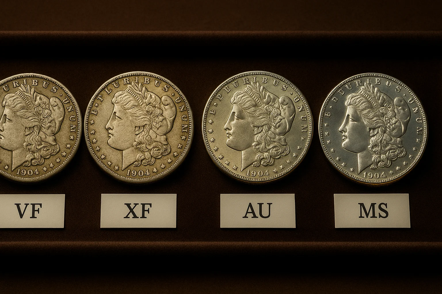 How Condition Spread Creates Price Gaps: Understanding Value Between VF, XF, AU, and MS Grades